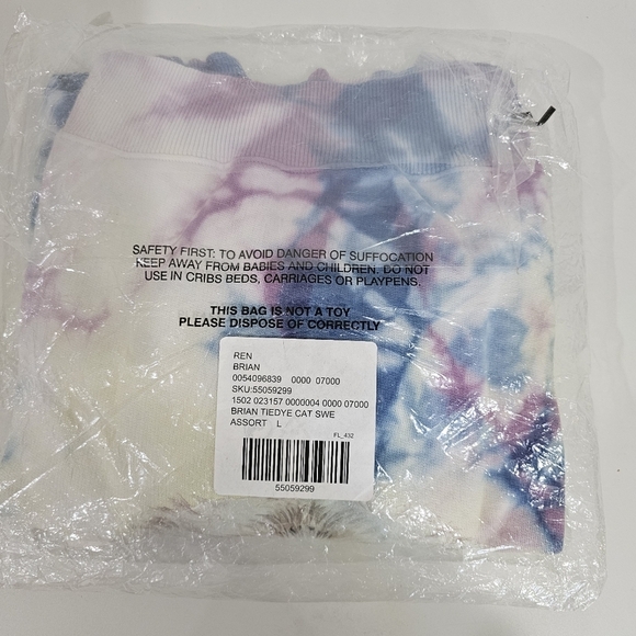 Free People Paul & Joe Brian Tie Dye Kitty Sweatshirt - Picture 5 of 8